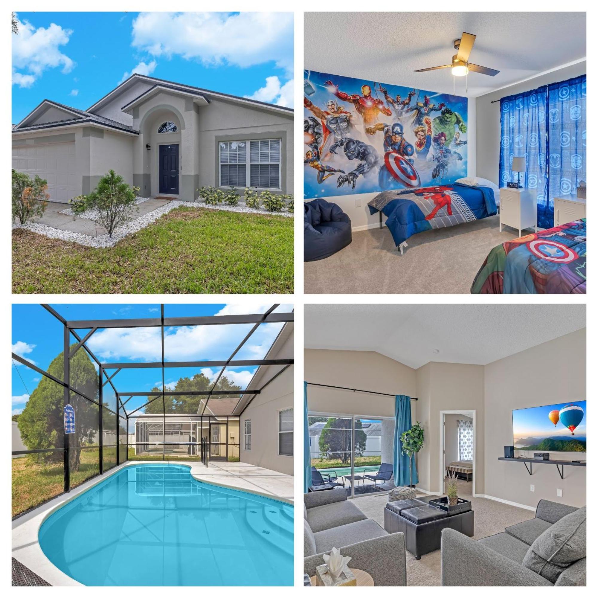 Disney Themed House Free Heated Pool Close Disney 5Br 9Bd Orlando Eksteriør bilde